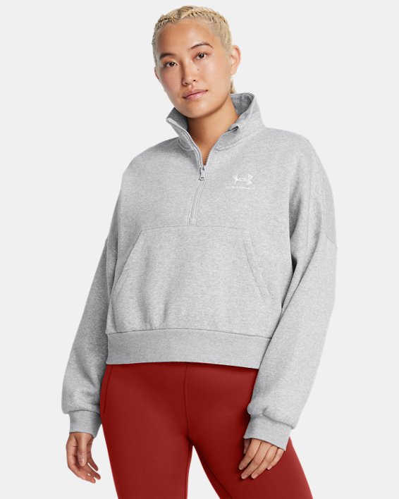 Women's UA Icon Fleece Oversized ½ Zip | Under Armour Women's UA Icon Fleece Oversized ½ Zip | Under Armour